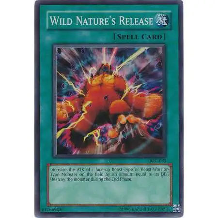 YuGiOh Trading Card Game Invasion of Chaos Super Rare Wild Nature's Release IOC-033