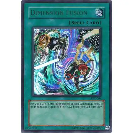 YuGiOh Trading Card Game Invasion of Chaos Ultra Rare Dimension Fusion IOC-094