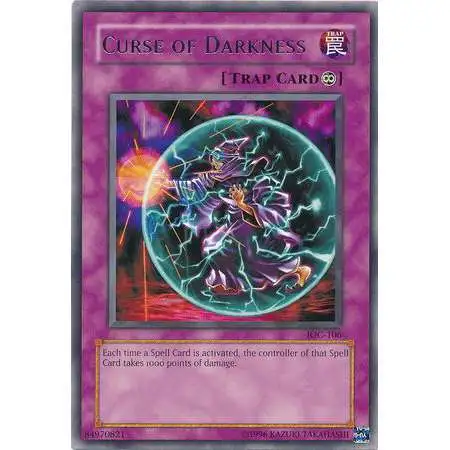YuGiOh Trading Card Game Invasion of Chaos Rare Curse of Darkness IOC-106