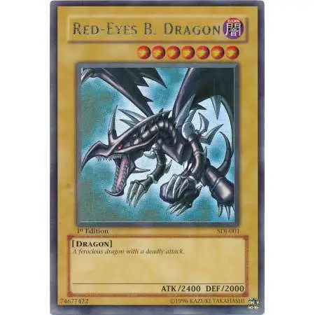 YuGiOh Joey Starter Deck Ultra Rare Red Eyes Black Dragon SDJ-001