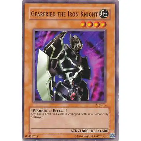 YuGiOh Joey Starter Deck Common Gearfried the Iron Knight SDJ-012