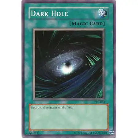 YuGiOh Joey Starter Deck Common Dark Hole SDJ-026