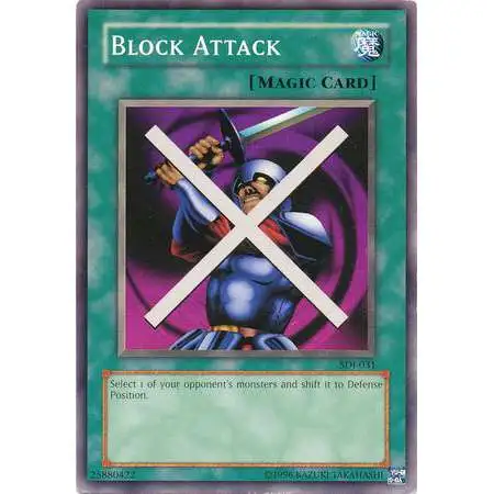 YuGiOh Joey Starter Deck Block Attack SDJ-031