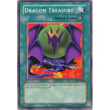 YuGiOh Joey Starter Deck Common Dragon Treasure SDJ-038