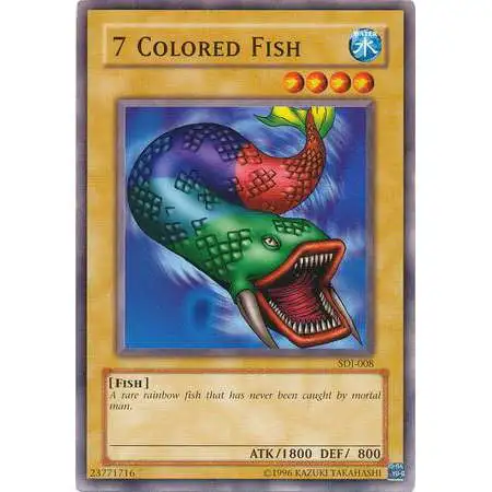 YuGiOh Joey Starter Deck 7 Colored Fish SDJ-008