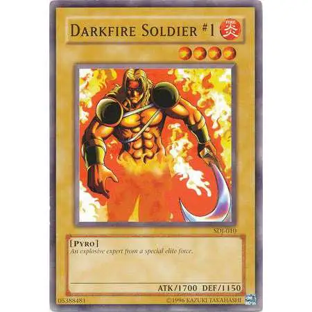 YuGiOh Joey Starter Deck DarkFire Soldier #1 SDJ-010