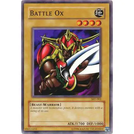 YuGiOh Kaiba Evolution Common Battle Ox SKE-002
