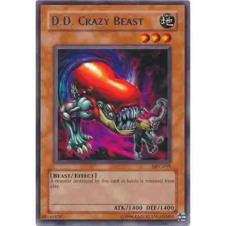 YuGiOh Magician's Force Rare D. D. Crazy Beast MFC-019