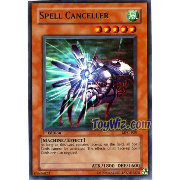 YuGiOh Magician's Force Ultra Rare Spell Canceller MFC-020