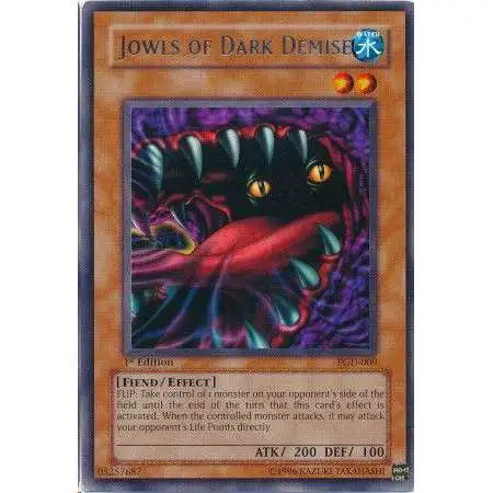 YuGiOh Pharaonic Guardian Rare Jowls of Dark Demise PGD-009