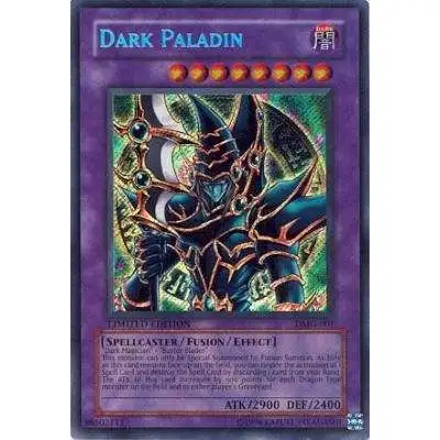 YuGiOh Duel Masters Guide Secret Rare Dark Paladin DMG-001