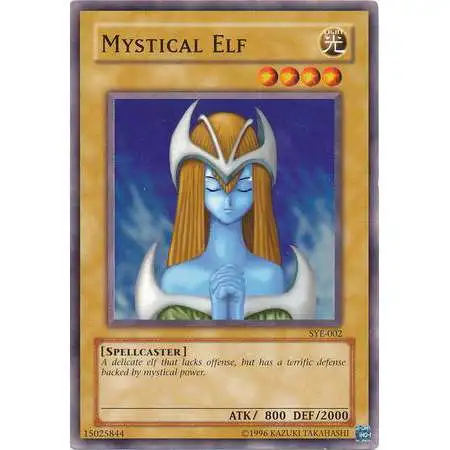 YuGiOh Yugi Evolution Deck Common Mystical Elf SYE-002