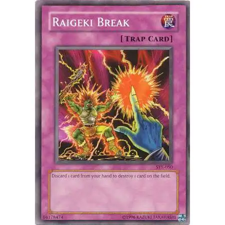 YuGiOh Yugi Evolution Deck Common Raigeki Break SYE-050