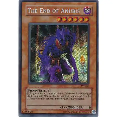 YuGiOh Ancient Sanctuary Secret Rare The End of Anubis AST-000