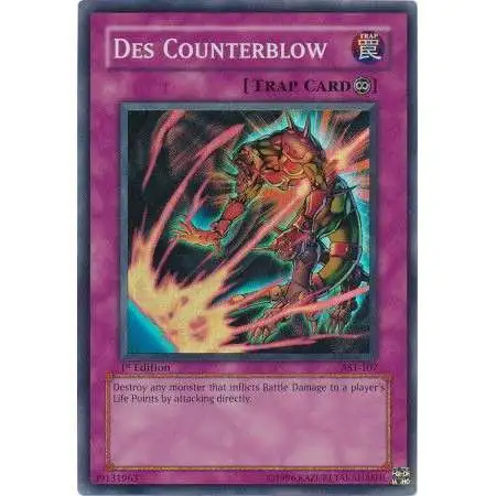 YuGiOh Ancient Sanctuary Super Rare Des Counterblow AST-107