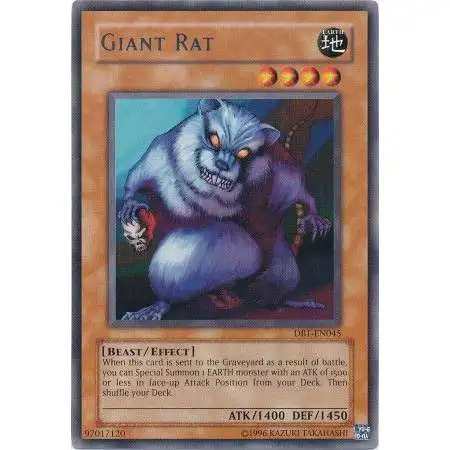 YuGiOh Dark Beginning 1 Rare Giant Rat DB1-EN045