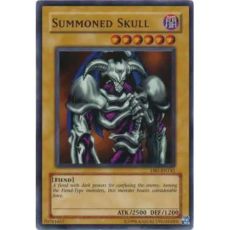 YuGiOh Dark Beginning 1 Super Rare Summoned Skull DB1-EN142