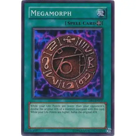 YuGiOh Dark Beginning 1 Super Rare Megamorph DB1-EN037