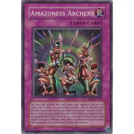 YuGiOh Dark Revelation 1 Super Rare Amazoness Archers DR1-EN151