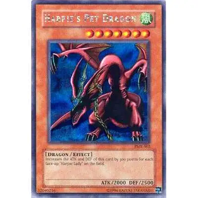 YuGiOh Forbidden Memories Secret Rare Harpie's Pet Dragon FMR-002