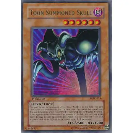 YuGiOh Magic Ruler Ultra Rare Toon Summoned Skull MRL-073