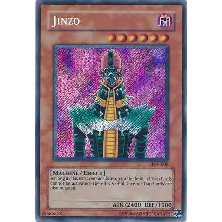 YuGiOh Pharaoh's Servant Secret Rare Jinzo PSV-000 [Moderately Played]