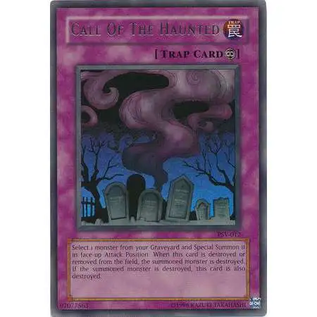 YuGiOh Pharaoh's Servant Ultra Rare Call of the Haunted PSV-012 [Heavily Played]