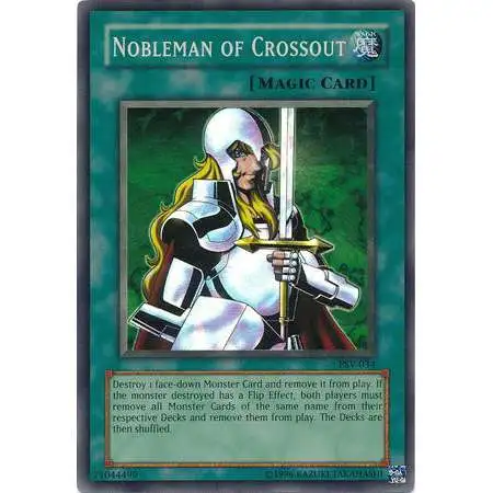 YuGiOh Pharaoh's Servant Super Rare Nobleman of Crossout PSV-034 [Heavily Played]