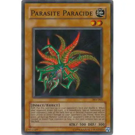 YuGiOh Pharaoh's Servant Super Rare Parasite Paracide PSV-003