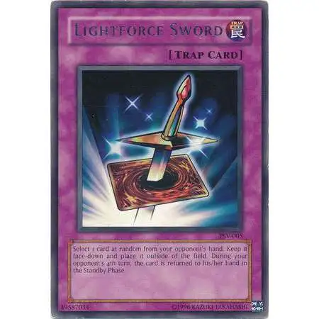 YuGiOh Pharaoh's Servant Rare Lightforce Sword PSV-005