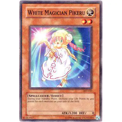 YuGiOh Ancient Sanctuary Common White Magician Pikeru AST-033