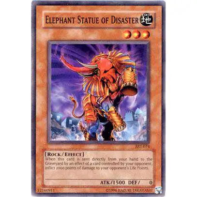 YuGiOh Ancient Sanctuary Common Elephant Statue of Disaster AST-074