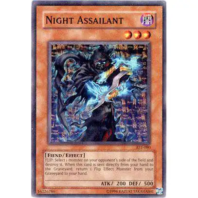 YuGiOh Ancient Sanctuary Common Night Assailant AST-080