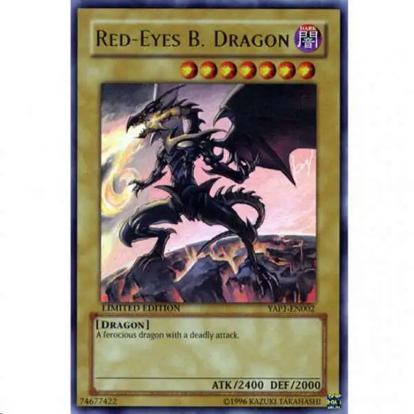 YuGiOh 10th Anniversary Pack Ultra Rare Red-Eyes B. Dragon YAP1-EN002
