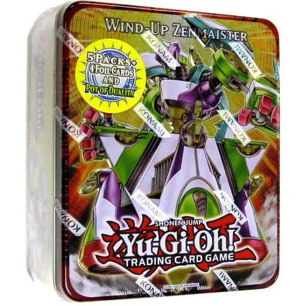 Yu-Gi-Oh! 1x  Wind-Up Zenmaister 2011 Collectors Tin Brand New Sealed Product 