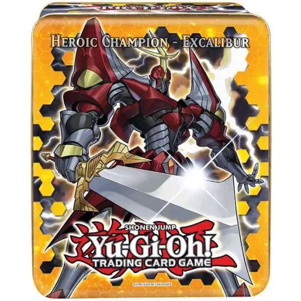 YuGiOh 2012 Series 1 Heroic Champion Excalibur Tin Set [5 Booster Packs & 5 Foil Cards]