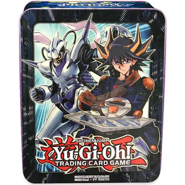 YuGiOh Trading Card Game 2018 Yusei Fudo Mega Tin Set [3 Booster Packs & Promo Card]