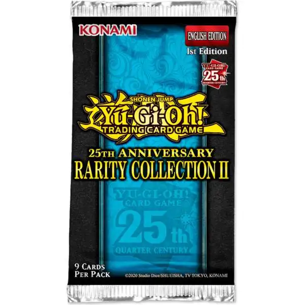 YuGiOh Rarity Collection 2 Booster Pack [ENGLISH, 9 Cards, 25th Anniversary]