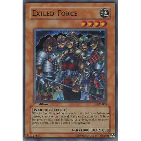 YuGiOh Legacy of Darkness Super Rare Exiled Force LOD-023