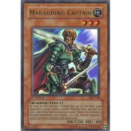 YuGiOh Legacy of Darkness Ultra Rare Marauding Captain LOD-018