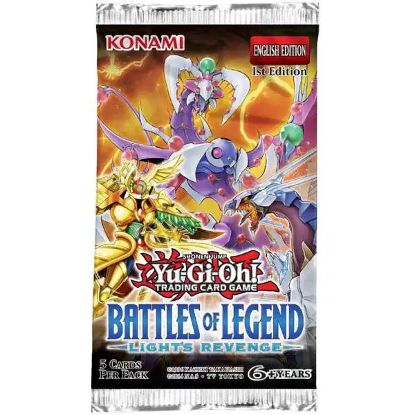 YuGiOh Battles of Legend Light's Revenge Booster Pack [5 Cards]