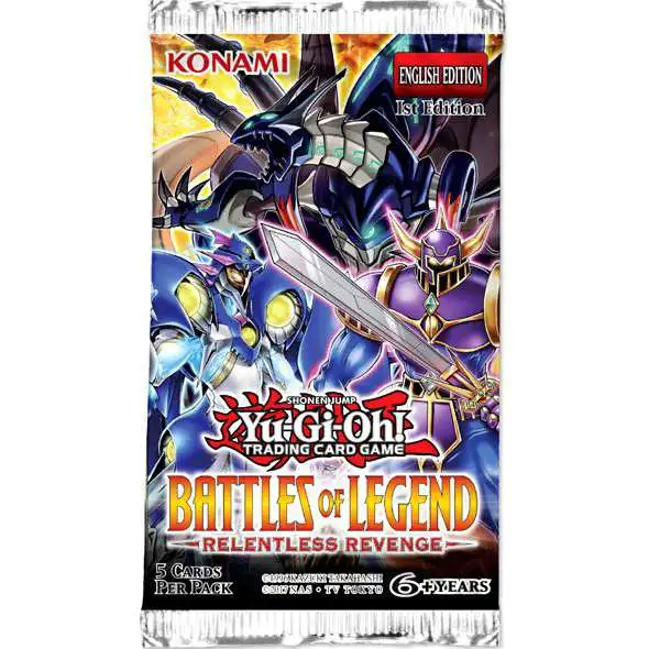 YuGiOh Battles of Legend Relentless Revenge Booster Pack [5 Cards]