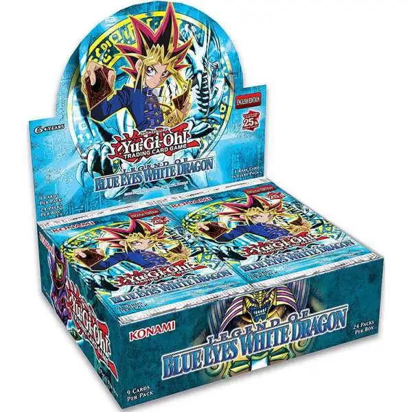 YuGiOh Blue Eyes White Dragon Booster Box [24 Packs, 25th Anniversary]