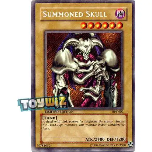 YuGiOh 2002 Collector Tin Secret Rare Summoned Skull BPT-002