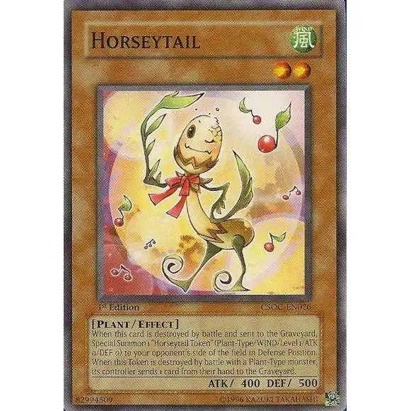 YuGiOh Crossroads of Chaos Common Horseytail CSOC-EN026