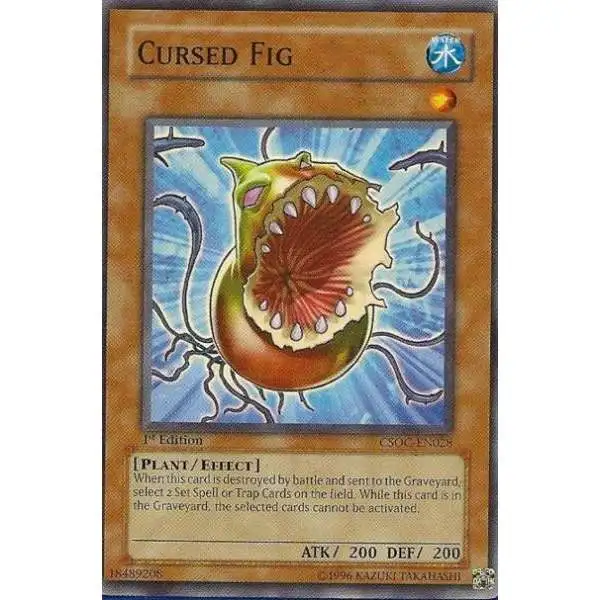 YuGiOh Crossroads of Chaos Common Cursed Fig CSOC-EN028