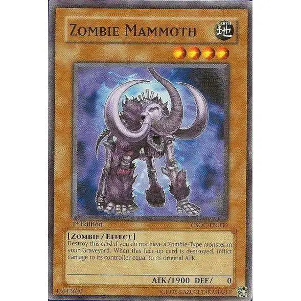 YuGiOh Crossroads of Chaos Common Zombie Mammoth CSOC-EN030