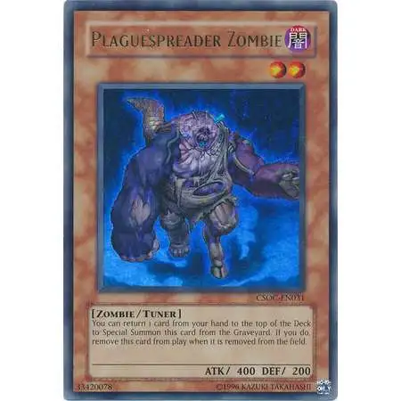 YuGiOh Crossroads of Chaos Ultra Rare Plaguespreader Zombie CSOC-EN031