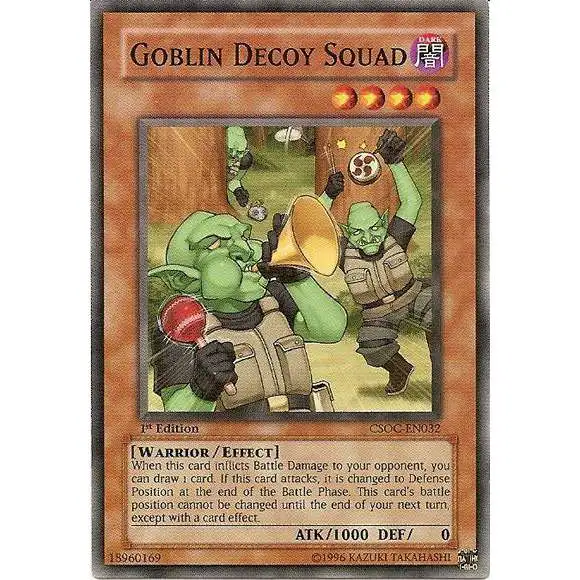 YuGiOh Crossroads of Chaos Common Goblin Decoy Squad CSOC-EN032