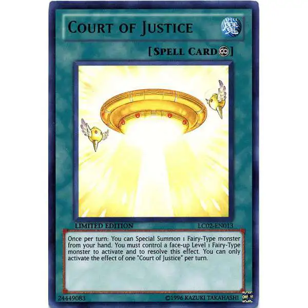 YuGiOh GX Trading Card Game Legendary Collection 2 Ultra Rare Court of Justice LC02-EN013
